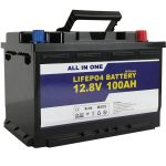 GEL / AGM ჩანაცვლება Solar Power Storage battery 12v 100ah LifePo4 Lithium ion Battery