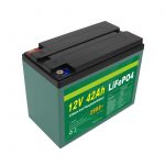 სარემონტო პერსონალი Solar 12v 40ah 42ah Lifepo4 Cell Lifepo4 Battery Pack with BMS