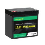 ყველა ერთში Lifepo4 ბატარეა 12v 50ah ღრმა ციკლი