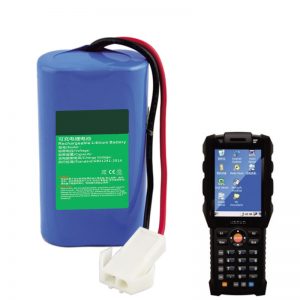 18650 7.2V 2.6Ah ლითიუმის აკუმულატორი Express ლოგისტიკური ხელის ტერმინალური აღჭურვილობისთვის