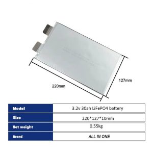 A კლასის LiPO ელემენტი 3.2V 30Ah