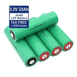 ღრმა ციკლის ცილინდრული 3.2v 31ah 30ah 3.2v 22ah 20ah 25ah პინით ლითიუმ-46160 Lifepo4 აკუმულატორი ბატარეით