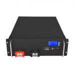 მაღალი ენერგიის ლითიუმის იონური ბატარეა 48V 50Ah LiFePO4 მზის ენერგიის შესანახი სისტემებისთვის