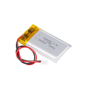 OEM Custom 502035 300 mAh 1.11 Wh მრავალჯერადი დატენვის ლიპო ბატარეა