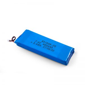 LiPO დატენვის ბატარეა 651648 3.7V 460mAh / 3.7V 920mAH / 7.4V 460mAH