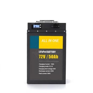 72v 50ah ლითიუმ-იონური აკუმულატორი 7200w ელექტრო მოტოციკლეტის აკუმულატორი