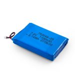 LiPO- ს დატენვის ბატარეა 753048 3.7V 1100mAh / 7.4V 1100mAH / 3.7V 2200mAH