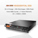 ქსელში ჩართვა / გამორთვა 48v 10kW ენერგიის შესანახი მზის სისტემა lifepo4 48v 50Ah 100Ah 200Ah ლითიუმის ბატარეის პაკეტი